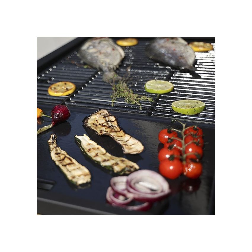 Barbecue Gaz FLAVO 76 Sur Chariot LeKingStore