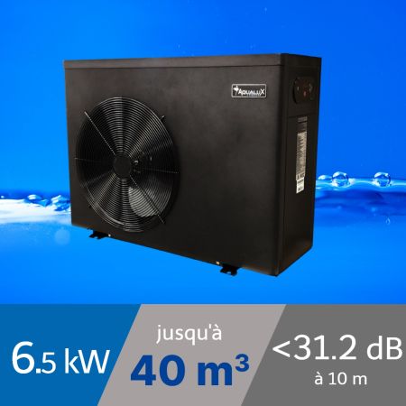 Pompe à chaleur INVERTER 6.5kW pour piscine 30m3 