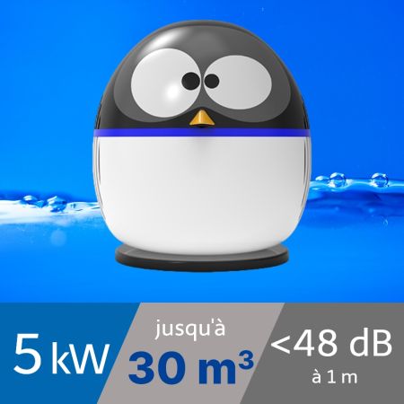 Pompe à chaleur Penguin 5kW - jusqu'à 30m3