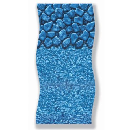 Liner 6.40mètres Bleu pour piscine ronde tubulaire Boulder
