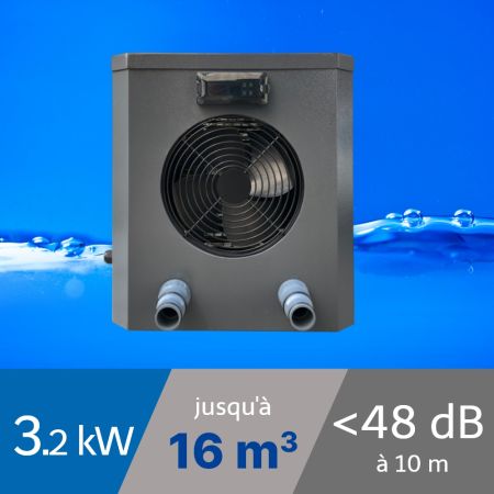 Pompe à chaleur piscine Azuro Mini 3.2 kW pour piscine de 16m3