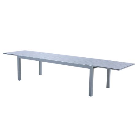 Table Tulum Aluminium Blanc T10/14 