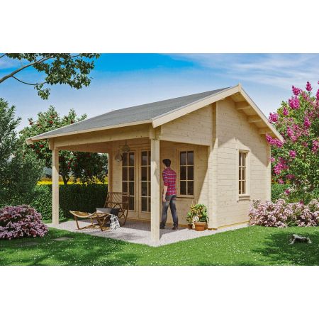 Chalet de Jardin Calgary en Bois Epaisseur 70 mm LEKINGSTORE