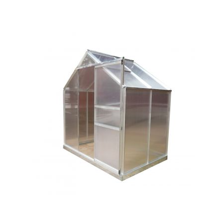 Serre de Jardin Structure Alu et Polycarbonate 2,50 m2 avec 1 fenêtre de toit - LEKINGSTORE