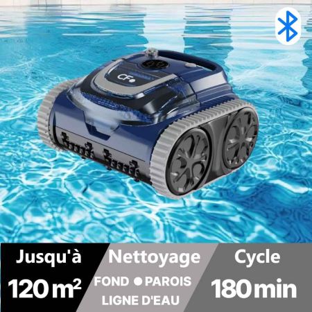 Robot piscine Fond Paroi Ligne d'eau ORCA 400 sans fil