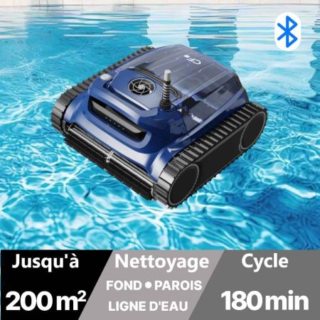 Robot piscine Fond Paroi Ligne d'eau Robot 600 Connecté