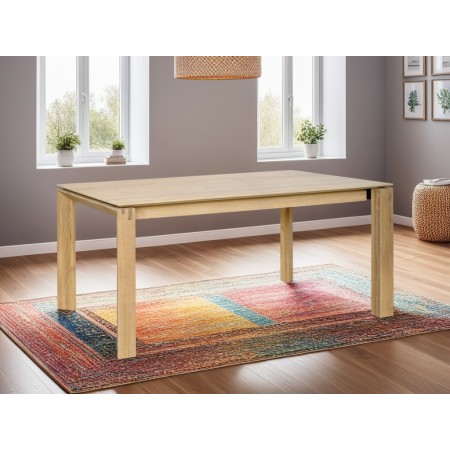 Table extensible en chêne massif KUBICO 180/280x90x76cm