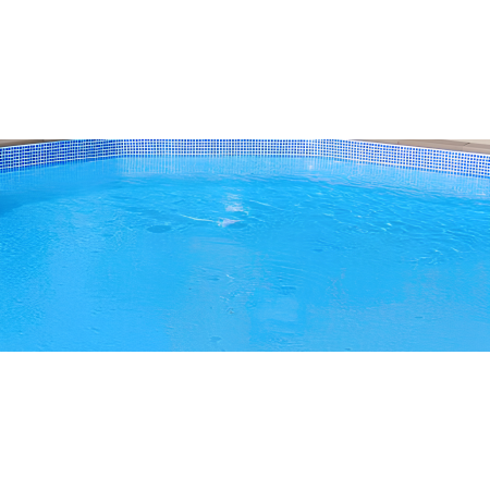 Liner mosaïque 75/100ème pour Kit Piscine Béton Aspect Bois Rectangulaire 750x324x130cm