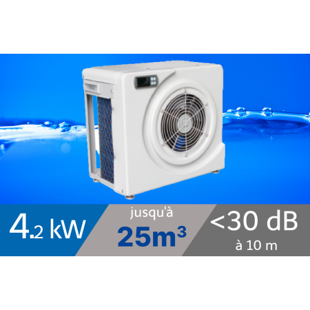 Pompe à chaleur Spark 4.2 kW pour piscine de 15-25m3 