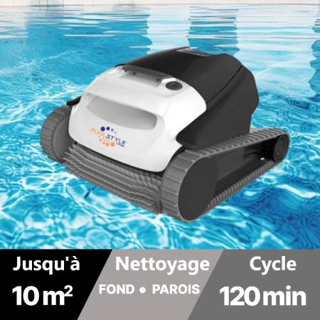 Robot de piscine électrique Poolstyle Advanced - DOLPHIN - pour piscine jusqu'à 10m de longueur 