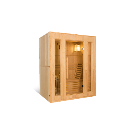 Sauna Traditionnel Sense 3 Places Pack complet