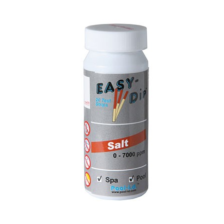 Bandelettes Aquacheck analyse rapide sel (tube de 20)