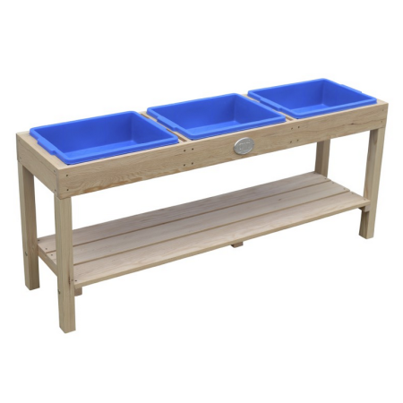 Table d'activités bleue polyvalente pour enfants