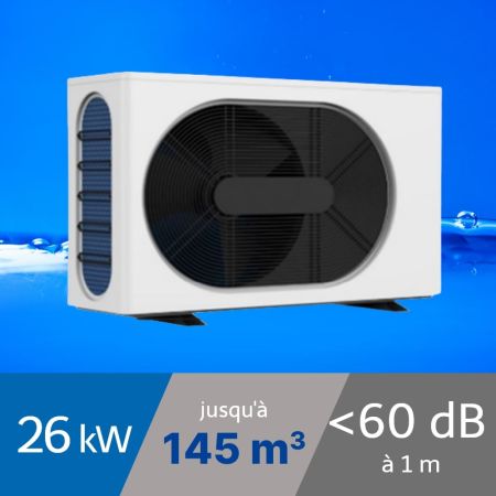 Pompe à chaleur Wega 26 kW Triphasée pour piscine de 105-145m3