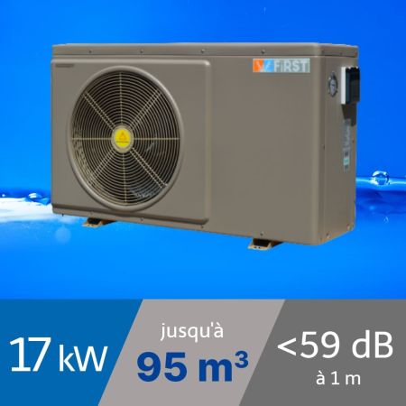 Pompe à chaleur W FIRST 17 KW  pour piscine de 75-95 m3