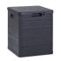 Coffre Jardin Résine WOODY 90 L Anthracite