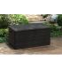 Coffre de Jardin en Résine DOLOMITI 640L Anthracite