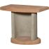 Table d'appoint Gris Terracotta 70x40x55cm