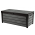 Coffre-banc de jardin gris en résine BROSSIUM 455L 