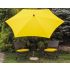 Parasol KRONOS UV50+ Polyester 250/6 cm Ecru