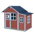 Cabane Enfant Loft en Bois Rouge 188x149x159cm