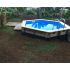 Piscine Bois Spark Ronde Hexagonale ⌀400x115cm