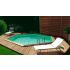 Piscine Bois Spark Ronde Hexagonale ⌀400x115cm