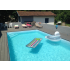 Piscine Bois Luxe Rectangulaire avec Escalier d'angle 620x420x130cm