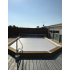 Volet roulant pour piscine octogonale allongée 550 x 400 