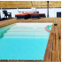 Piscine Bois Luxe Rectangulaire avec Escalier 420x320x131cm