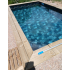 Piscine Bois Luxe Rectangulaire Luxe avec Escalier d'angle 470x270x145cm Pierre de Bali