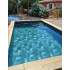 Piscine Bois Luxe Rectangulaire Luxe avec Escalier d'angle 470x270x145cm Pierre de Bali