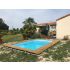 Piscine Bois Luxe Rectangulaire avec Escalier 420x320x145cm