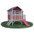 Cabane Enfant Loft en Bois Rouge 322x190x215cm