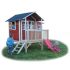 Cabane Enfant Loft en Bois Rouge 322x190x215cm