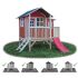 Cabane Enfant Loft en Bois Rouge 322x190x215cm