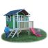 Cabane Enfant Loft en Bois Vert 322x190x215cm