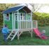 Cabane Enfant Loft en Bois Vert 322x190x215cm