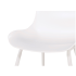 Lot de 2 chaises résine SOPHIE Blanc 