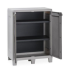 Armoire Jardin Résine basse Woody's XL Gris/Taupe