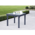 Table de Jardin  90/180 MODULO 4/8 GRISE  