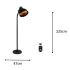 Parasol Électrique Chauffant Télécommandé LUMINA 2000W Noir