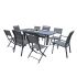 Table MODULO Full Alu Gris Anthracite T4/8