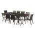 Ensemble de Jardin Modulo Full Verre Noir 6/10 Personnes 