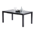 Table de Jardin HPL Star Noir 6/10 personnes