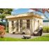 Chalet de Jardin en Bois Toit Plat 420 x 300 cm 12.60 m² BASEL