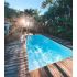 Piscine Bois Luxe Rectangulaire 620x420x130cm