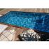 Piscine Bois Luxe Rectangulaire avec Banc et Petit escalier 620x420x145cm Pierre de Bali