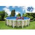 Piscine Ronde BOSQUE Acier 640x H 120cm 