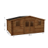 Abri de jardin en bois Nicia 17.6 m²